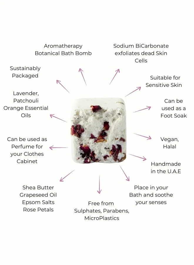 THE SKIN CONCEPT The Skin Concept Butter Bath Bomb-Relaxation-Vegan, Handmade, All Natural
